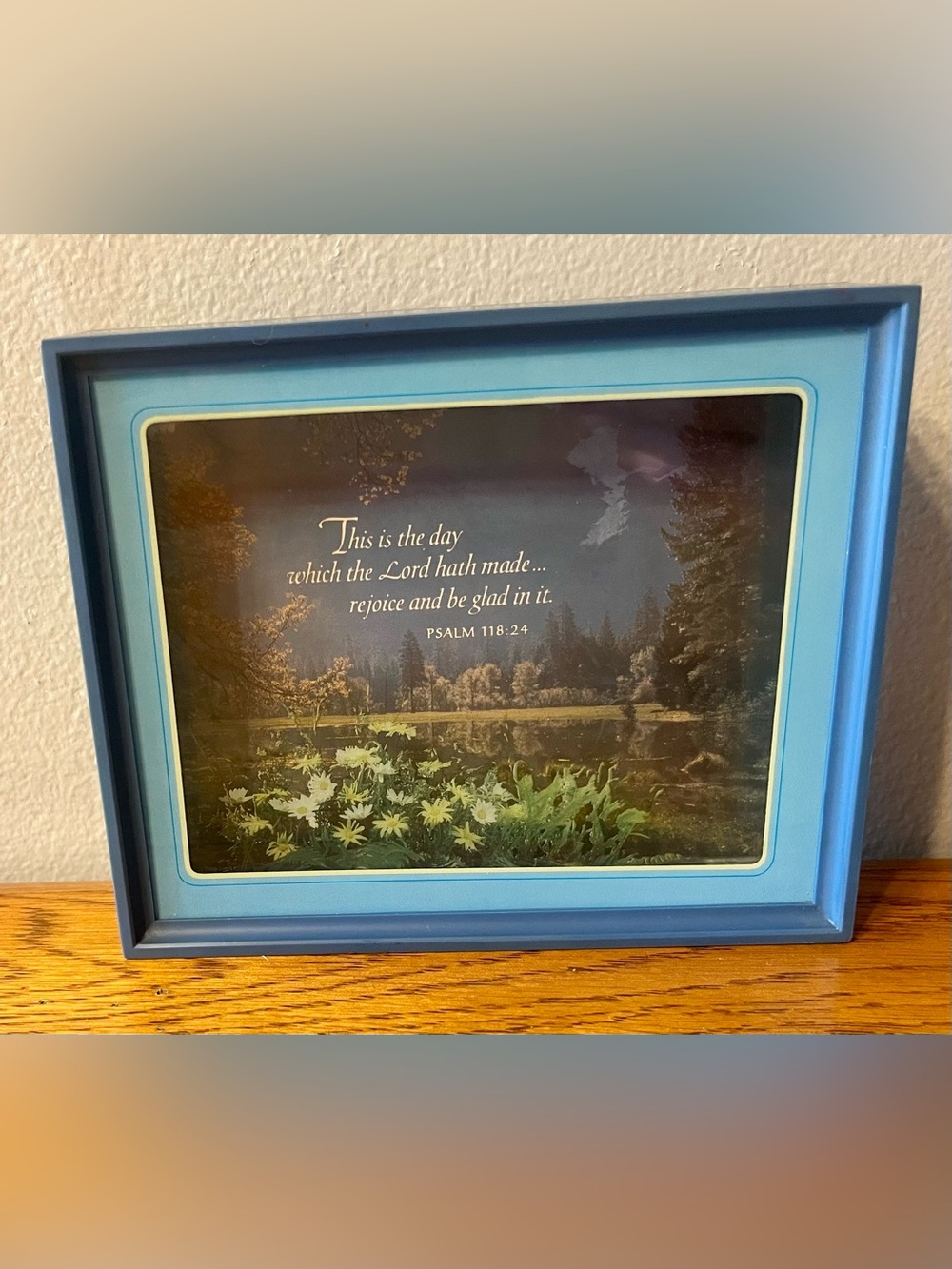 Vintage Hallmark Scene Setters Psalm 118:24 Verse (“This is the Day…”)